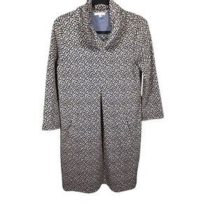 Tyler Boe Kim Shift Cowl Neck Tan Career Women's Size Small